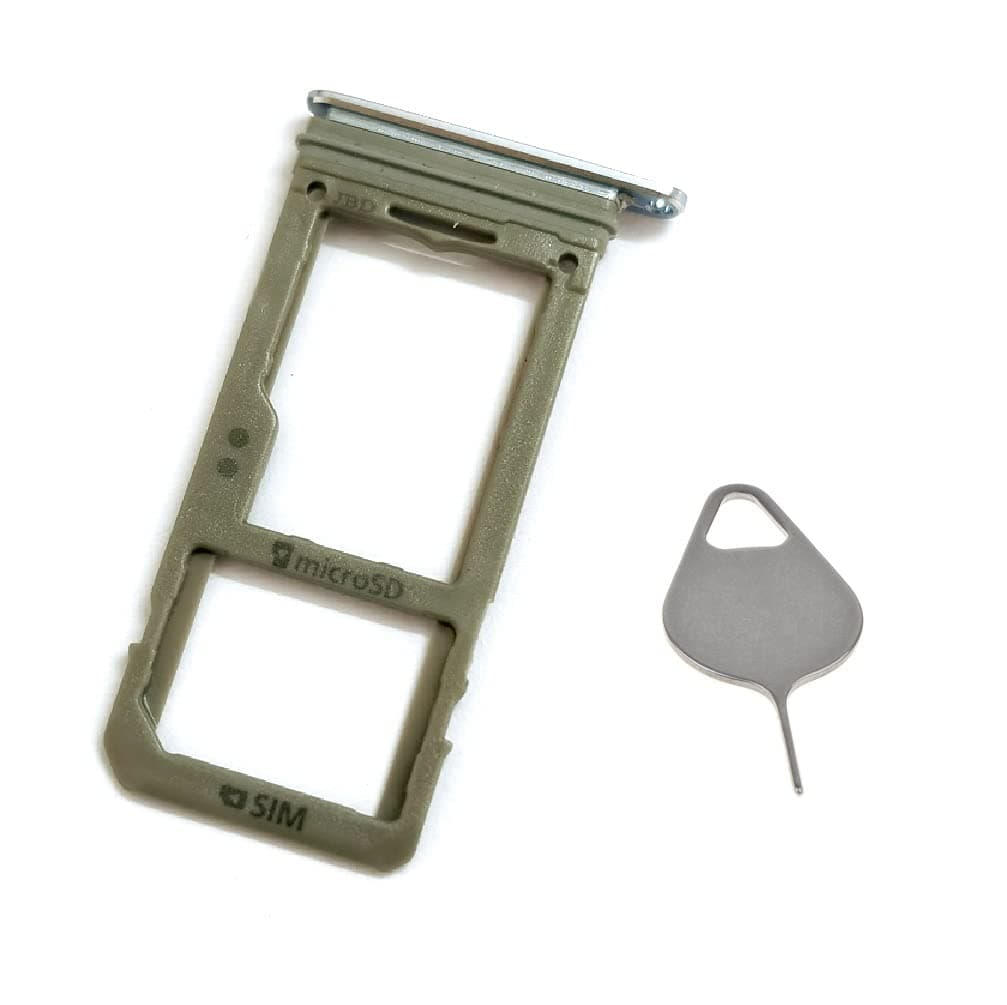 YESUN Single Sim Card Tray Micro SD Holder for Samsung Galaxy S8 G950 / S8 Plus G955 Slot Socket (Blue)