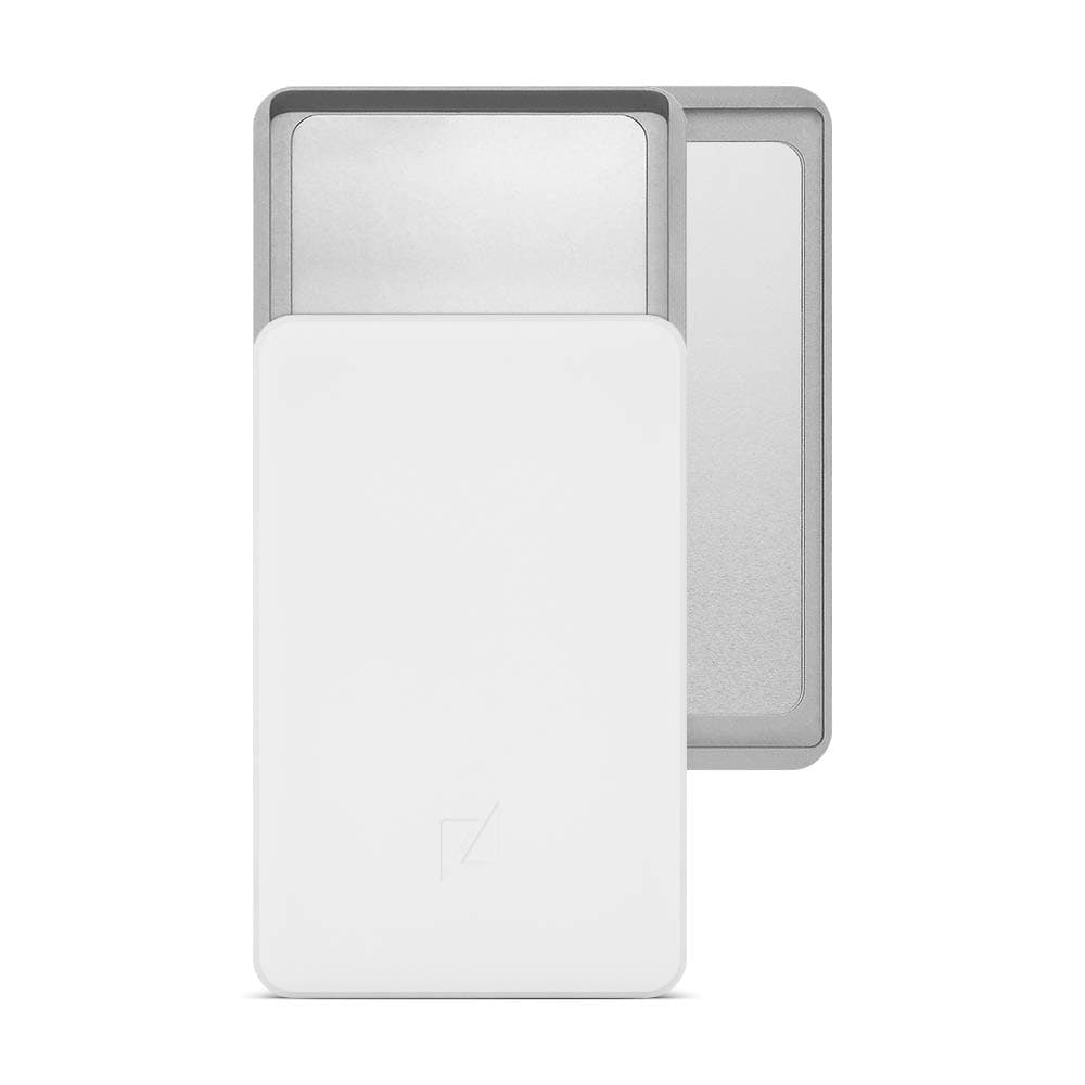 Zenlet 2+｜Aluminum RFID Blocking Wallet with double compartments (Silver)