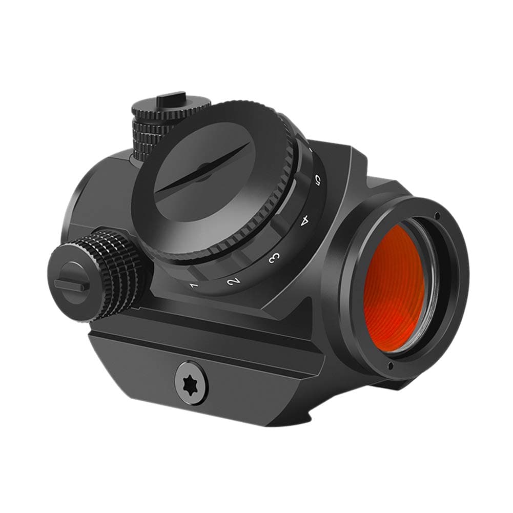 Feyachi RDS-22 2 MOA Red Dot Sight Compact Red Dot Scope 1 x 22mm，Selectable with 5 Slots 0.83”Riser Mount