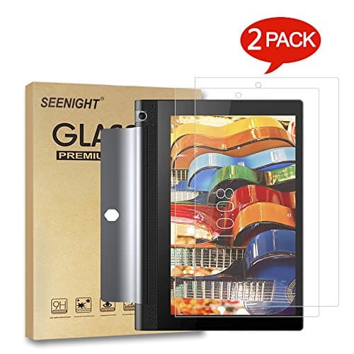 [2 Pack] Lenovo Yoga Tab 3 Tab3 10 Screen Protector - Tempered Glass for Lenovo Yoga Tab 3 YT3-X50F 10.1 Inch Android Tablet ZA0H0022US (NOT Fit Lenovo Yoga Tab 3 Pro 10/Yoga Tab 3 Plus 10.1)