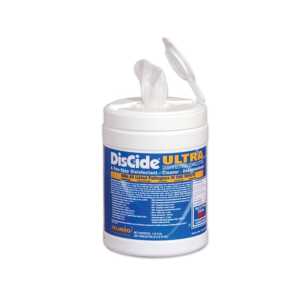 60DIS-CS Discide Ultra Wipes Large 160/Can