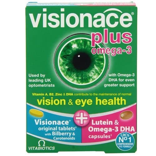Vitabiotics Visionace Plus Dual Pack 2 X 28 Tablets by Visonace