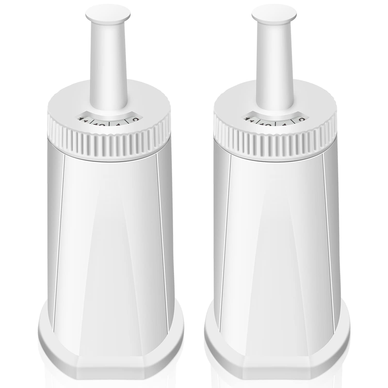 2 Pack Replacement Water Filter Compatible with Breville Claro Swiss For Oracle Barista Bambino Espresso Machine - Part #BES008WHT0NUC1