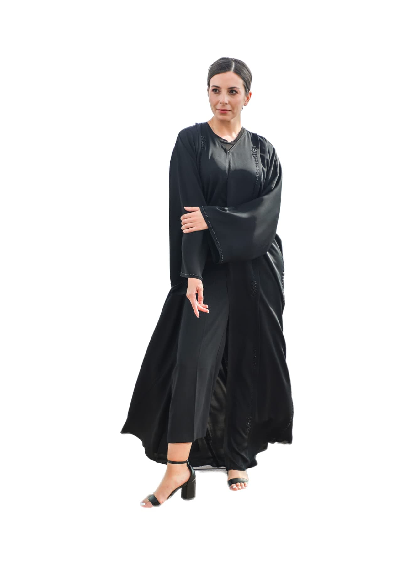Nukhbaa premium abaya-AJ220490A-P