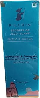 Pilgrim Redensyl 3% + Anagain 4% Advanced Hair Serum for Unisex, Redensyl Hair Serum with Natural Ingredients, 50ml