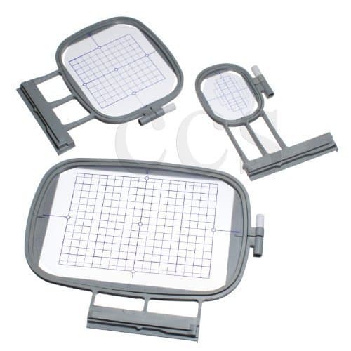 3 Hoops for Brother QUATTRO 6000D Embroidery Machine