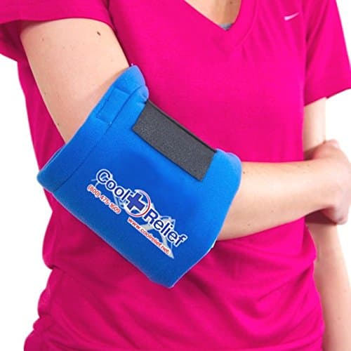 Medical Grade Reusable Ice Pack - Flexible Gel Pack - Soft Compression Wrap - for Wrist, Elbow, and Ankle Injuries and Pain Relief (6" x 12" - 2 Pack)
