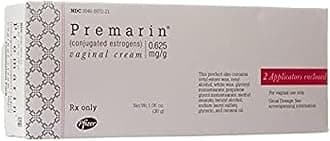 Premarin Vaginal Cream 14g | Conjugated Estrogens 0.625mg Women's Natural Hormone | Soothes Vaginal Dryness, Relieves Painful Intercourse, Hormone Balance Aid for Pre and Post Menopause Symptoms