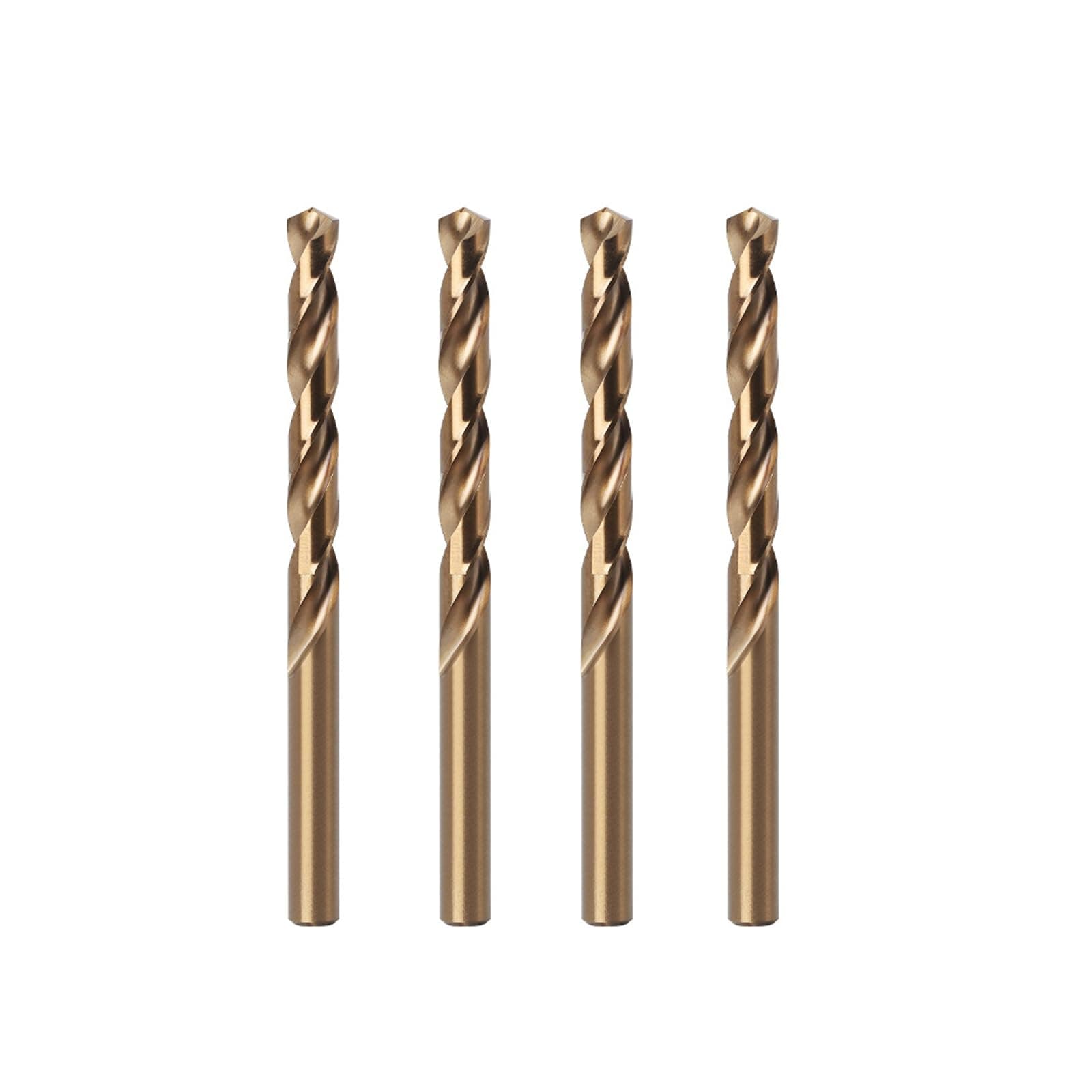 Misuyue 8% Cobalt Drill Bits, Metal Drill Bit Set 5mm, HSS M42 Carbide Twist Drill Bit for Metal Stainless Hard Steel Aluminum, Wood Drill Bits (4pcs)