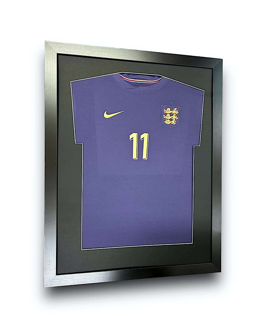 Generic Frame For Signed Football Shirt Black Frame Black Mount DIY