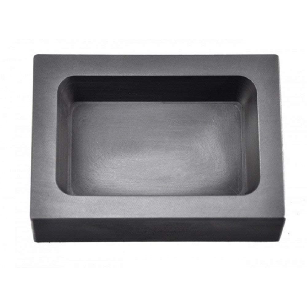 SOFIALXC Graphite Crucibles Casting Melting Ingot Mold for Gold Silver Aluminum Metals (9ML,55x37x20mm)