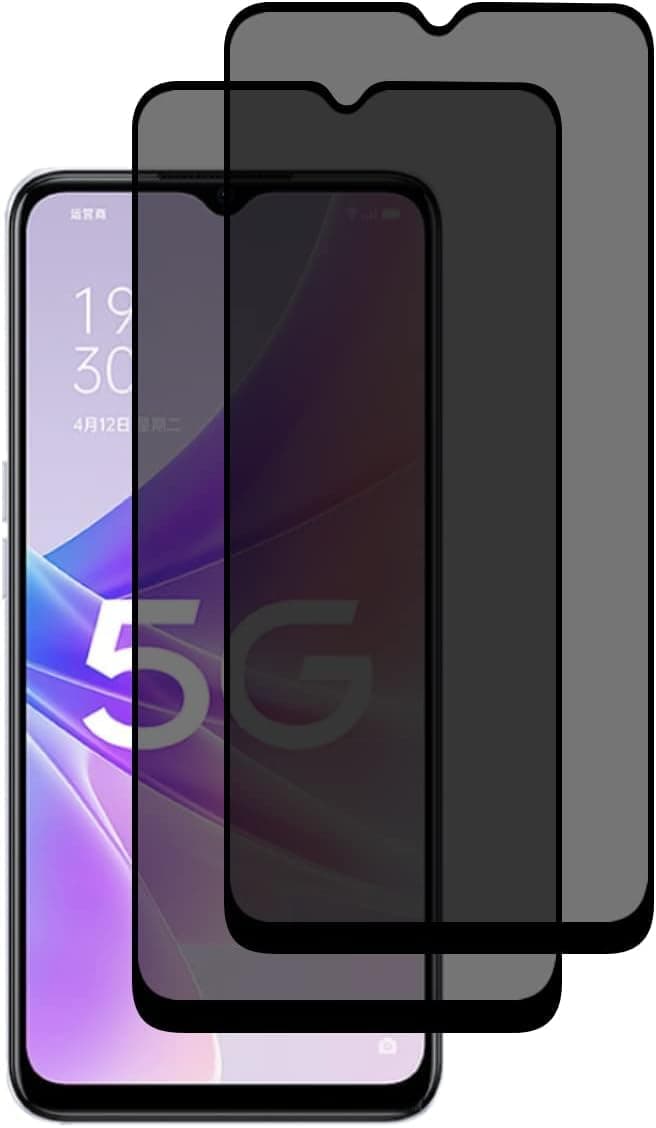 Hkess 2 Pack Anti-Spy Screen Protector for Nokia G50 5G - Full Screen Privacy Screen Protector, 3D Tempered Glass Film, 9H Hardness Anti-Peeping Full Coverage Protector Anti Scratch