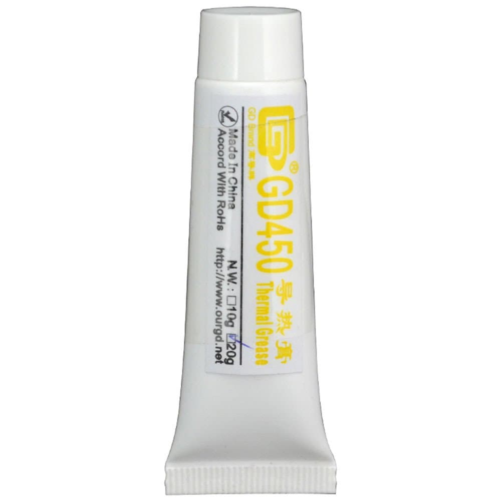 20g Golden Thermal Grease CPU Heat Sink Compound Silicone Paste Tube Pro NO. GD450 Golden