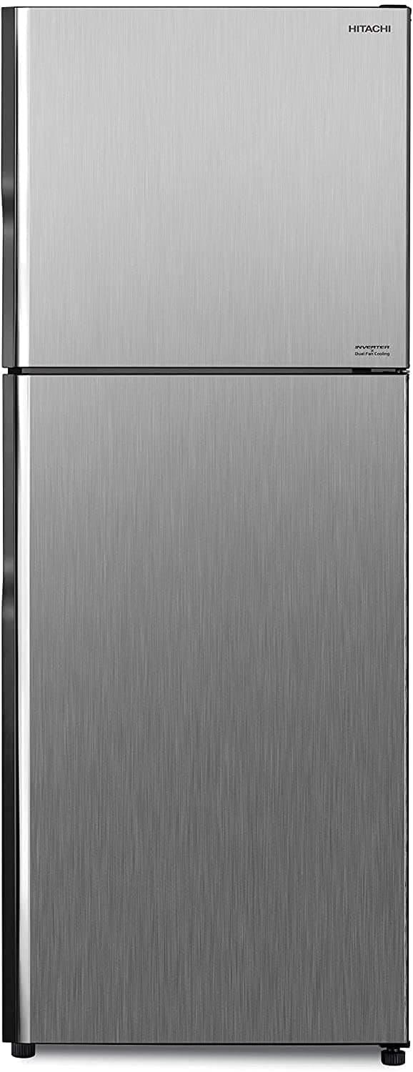 500L Gross, Net 366L, 2 Doors Top Mount Refrigerator, 10 Year Warranty on Inverter Compressor, No Frost Fridge, Dual Fan Cooling, LED Light, Twist Ice Tray, Platinum Silver-RVX505PUK9KPSV