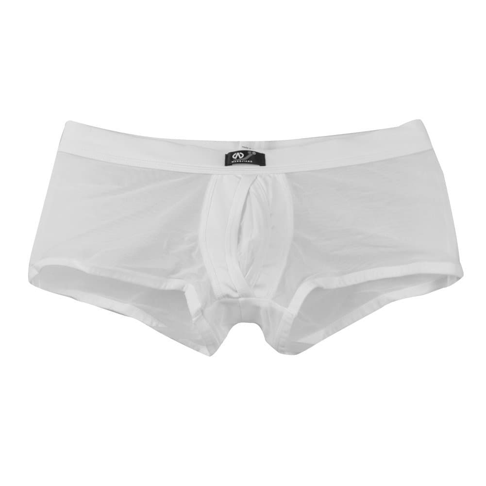 Zacoo Men Stretch Boxer Brief Size S Color White