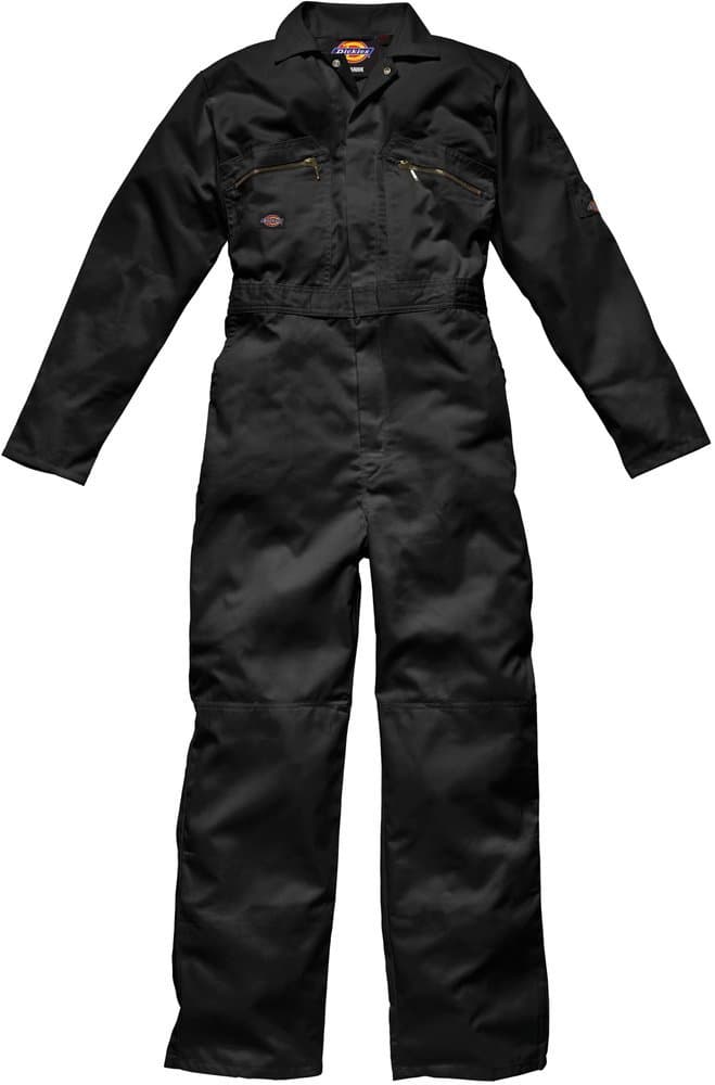 Redhawk Men's Work Suit with Zip - Black -