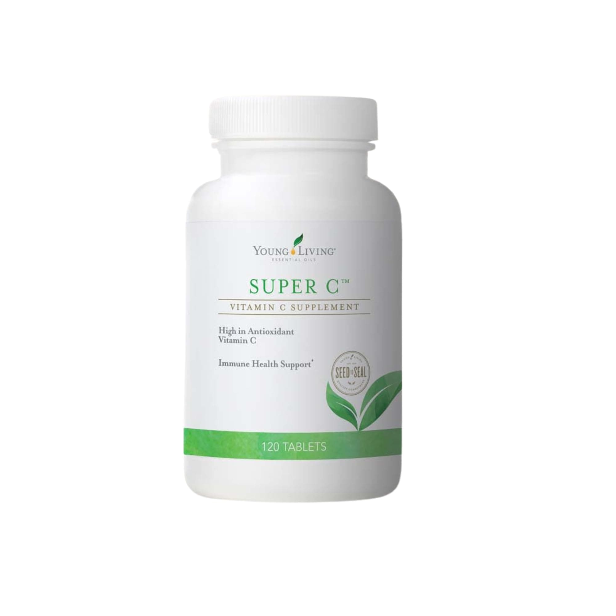 Super C Tablets - 120 ct, Essential Oils - Vitamin C - Supports Respiratory - Antioxidant Boost- Immune Function - Defense System - Minerals