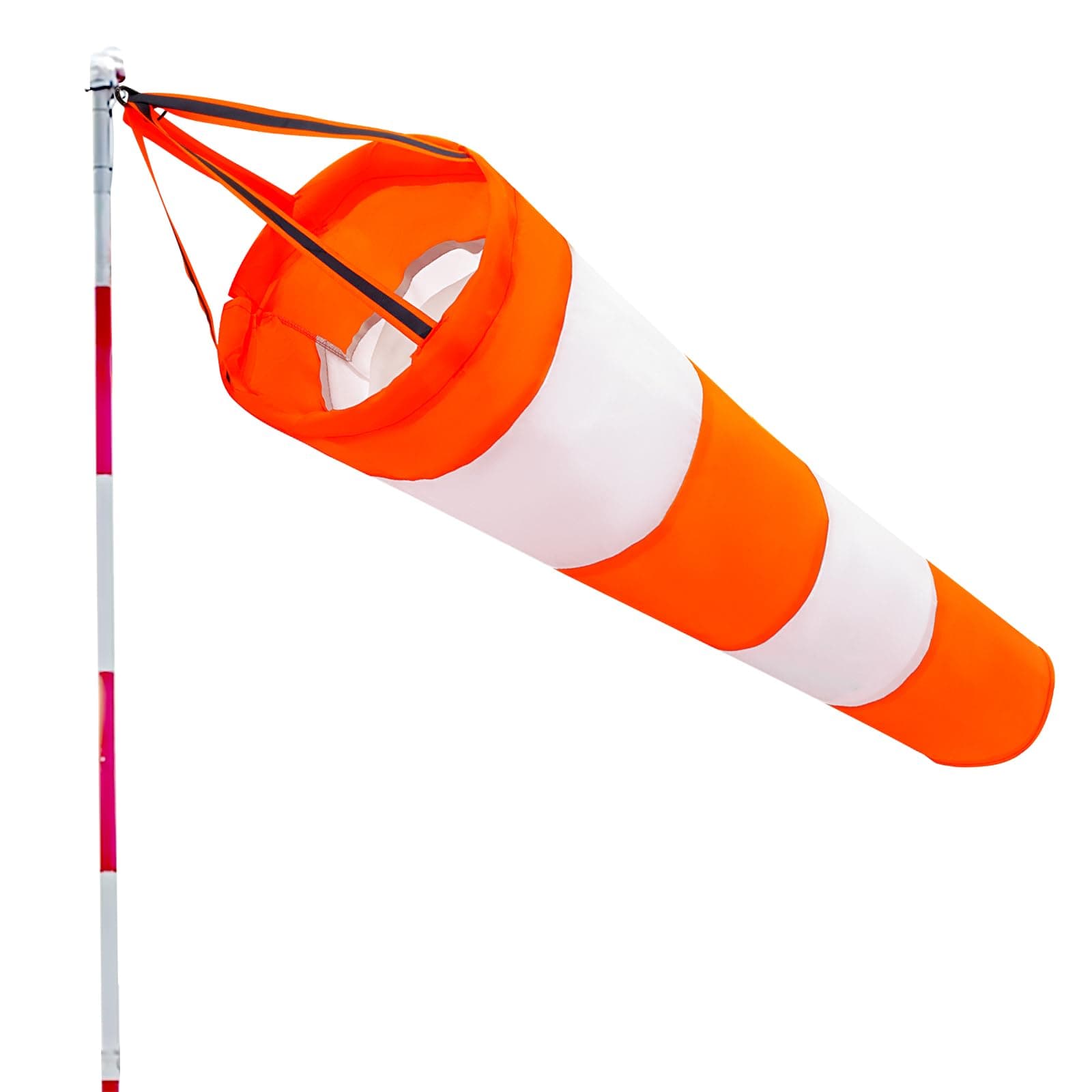 Wind Socks for Outside, Heavy Duty Wind Direction Indicators with Reflective Belt 30 Inch Waterproof Rip-Stop Hanging Windsock Flags for Outdoors Airport Farm Park Yard