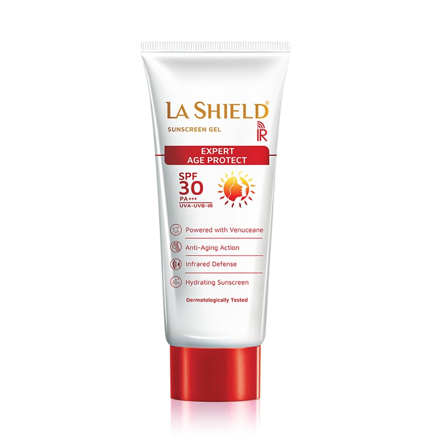 La Shield IR SPF 30 PA +++ Mineral Sunscreen Gel | UVA & UVB + Infrared Protection | Oil free | Lightweight | No white cast | Broad spectrum | Dermatologist Prescribed | For All Skin types | 60g