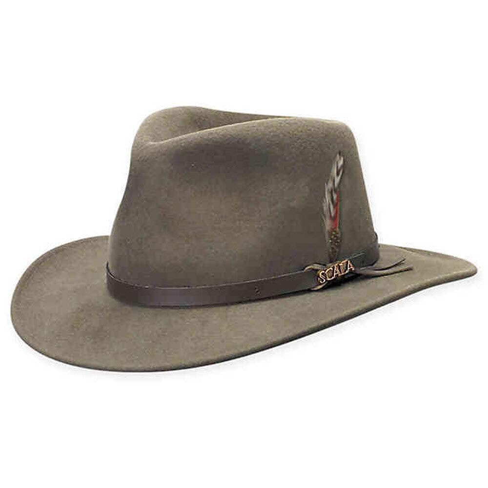 Classico Men's Crushable Felt Outback Hat