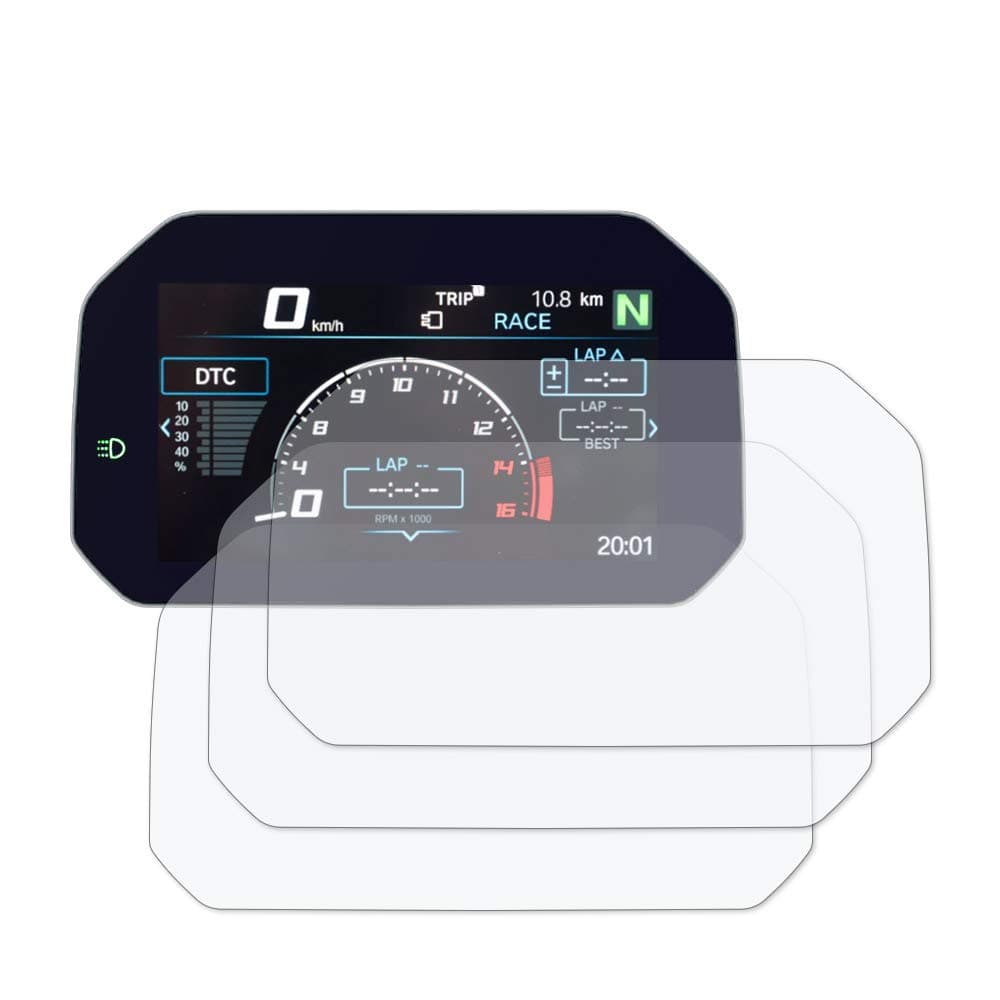 Dashboard Screen Protector for S1000RR (2019+) 3 x Anti Glare