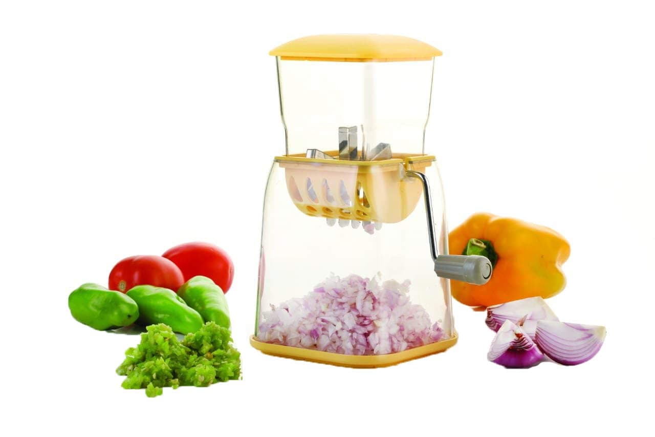 Slings Plastic Kitchen Onion, Chilly, Dry Fruit & Vegetable Cutter (Colour May Vary)