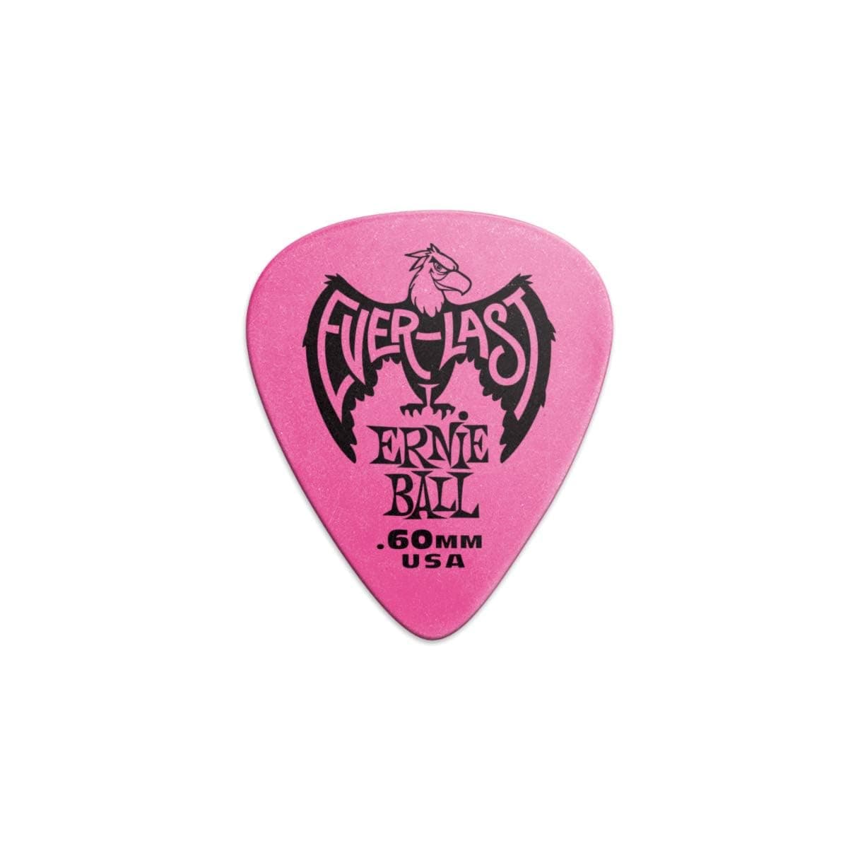 Ernie Ball .60 mm Pink Everlast Picks 12-pack