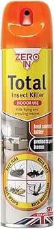 STV International Zero in Total Insect Killer 300 Ml Aerosol FastActing Control Treatment Targ