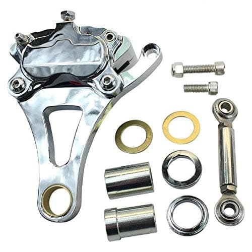 Springer Front End Brake Caliper Kit Left Side Chrome