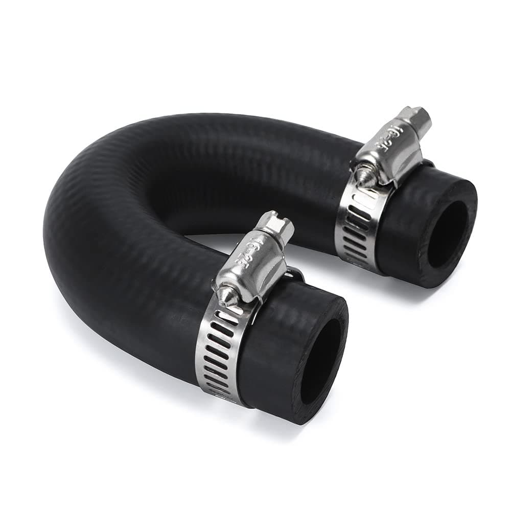 Heater Core Crossover Coolant Hose 5/8" End and 3/4" End with 2PCS Clamps for LS for LT