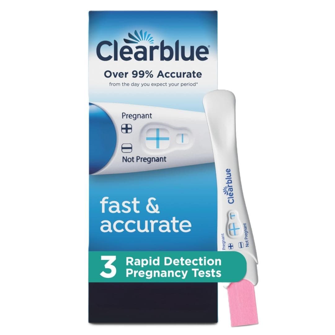 Rapid Detection Pregnancy Test, Home Pregnancy Kit, 3 Count