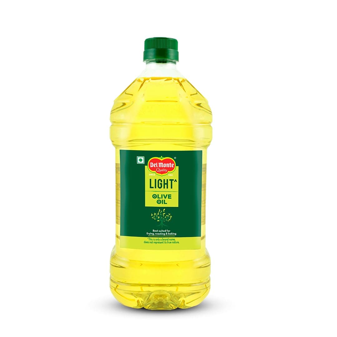 Light Olive Oil (Imported) | Extra Light in Flavour & Aroma | Ideal for Everyday Indian Cooking – Deep Frying, Curries, Roasting & Sauteing | High MUFA & Rich in Antioxidants | 2L PET Bottle
