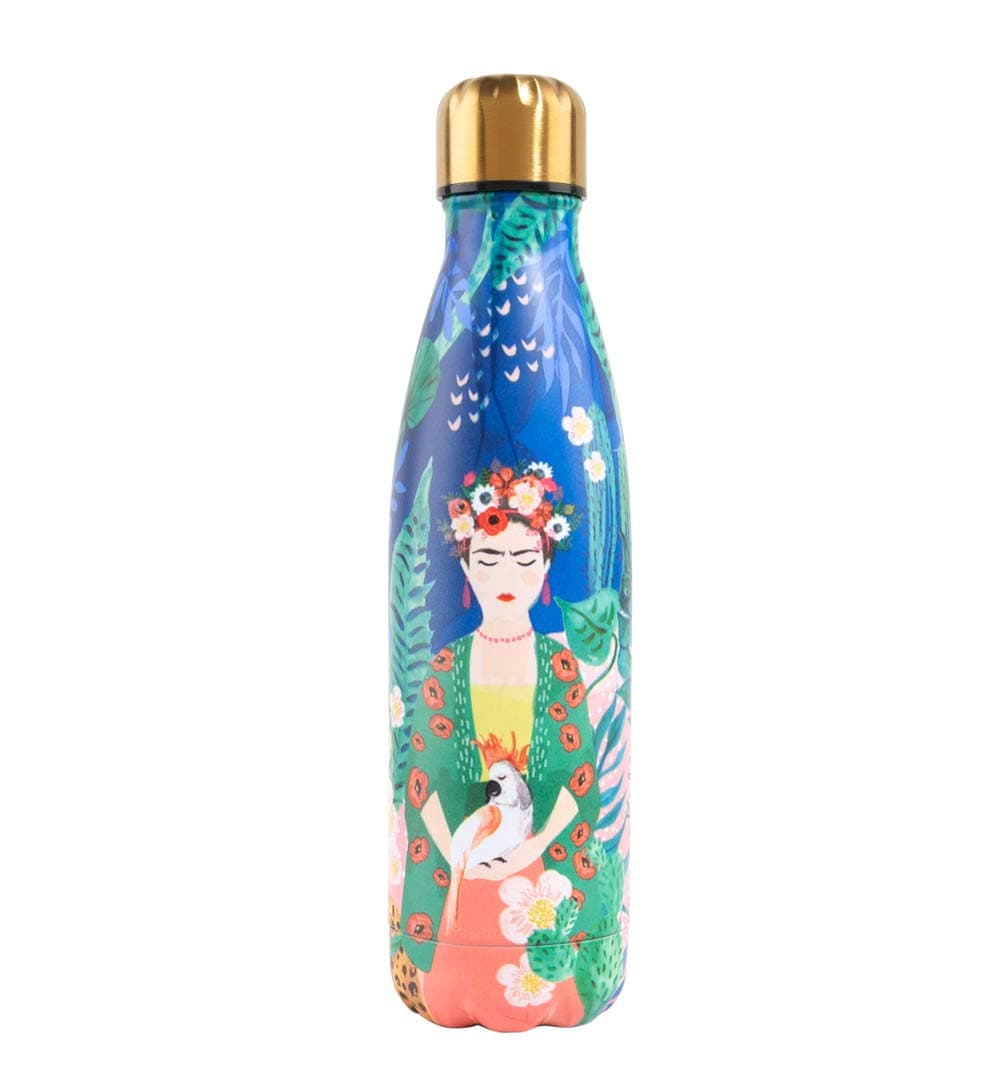 Frida Kahlo Tropical Metal Water Bottle