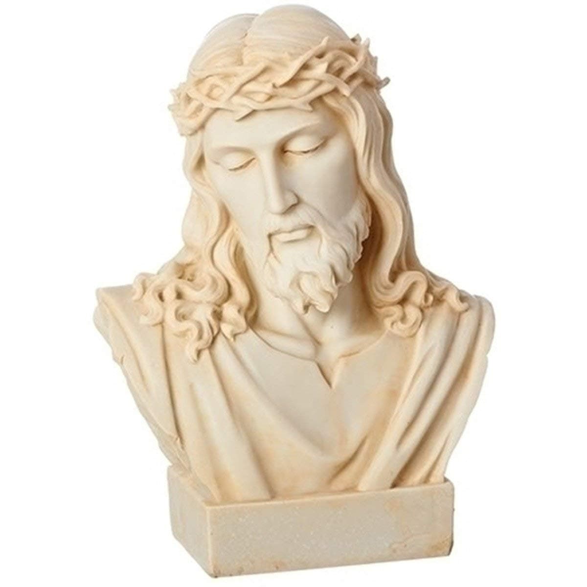 Roman Jesus Bust Ivory Color