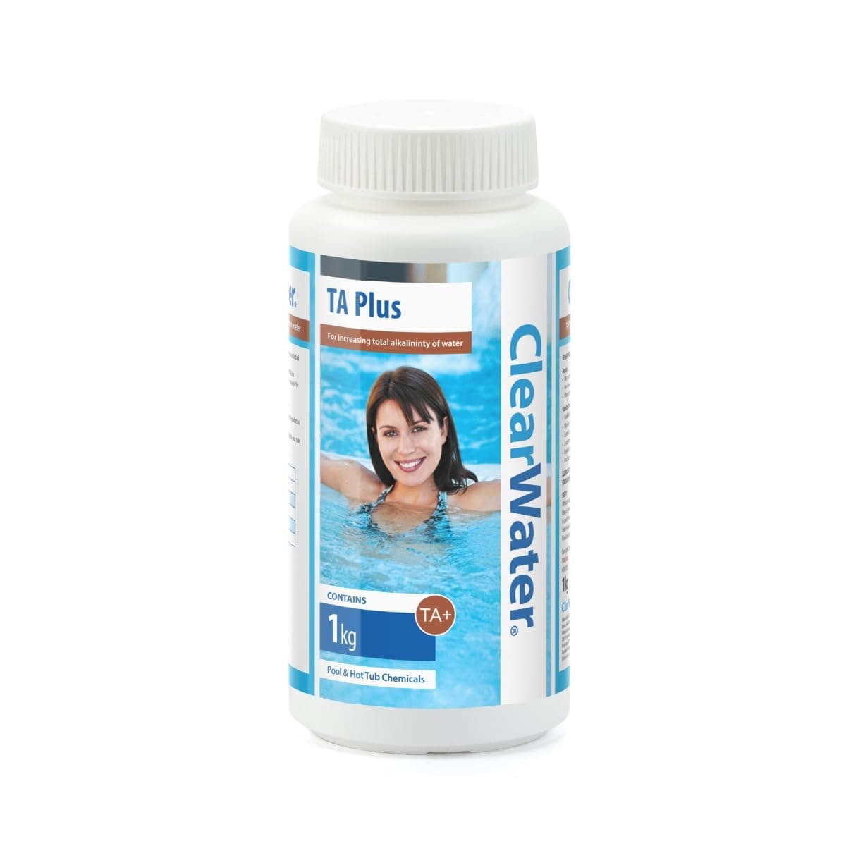 Clearwater TA Plus Alkalinity Increaser for Swimming Pool and Spa Treatment, White, 19.0 cm*9.7 cm*9.7 cm