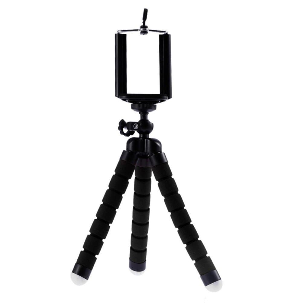 Octopus Tripod, SWZIUAR mini Spider Tripod Adapter Flexible Adjustable Stand Holder for iPhone Smartphone Camera
