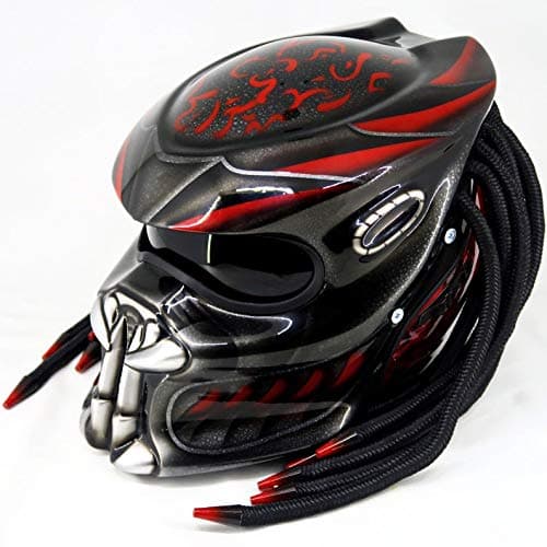 NHK Helmet Predator Motorcycle Custom dot Approve