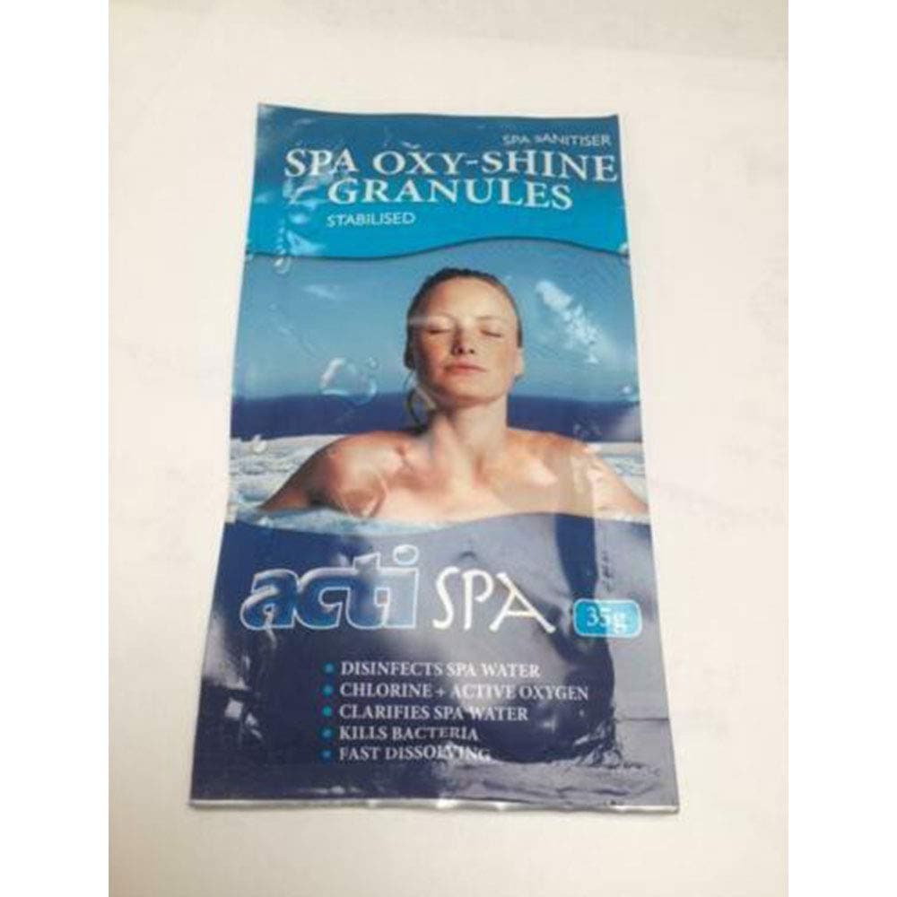Acti Spa Oxy-shine Granules Spa Sanitiser Chlorine & Active Oxygen Shock