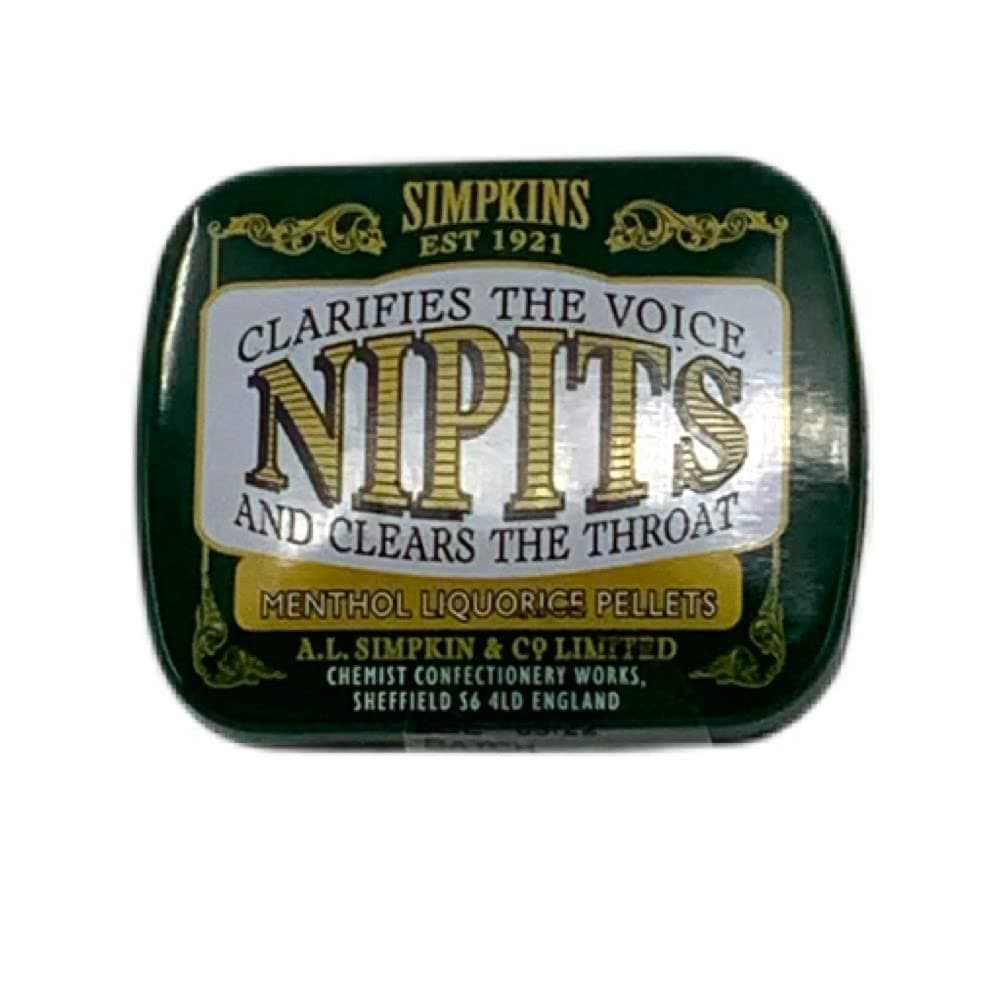 Nipits Menthol Liquorice Pellets