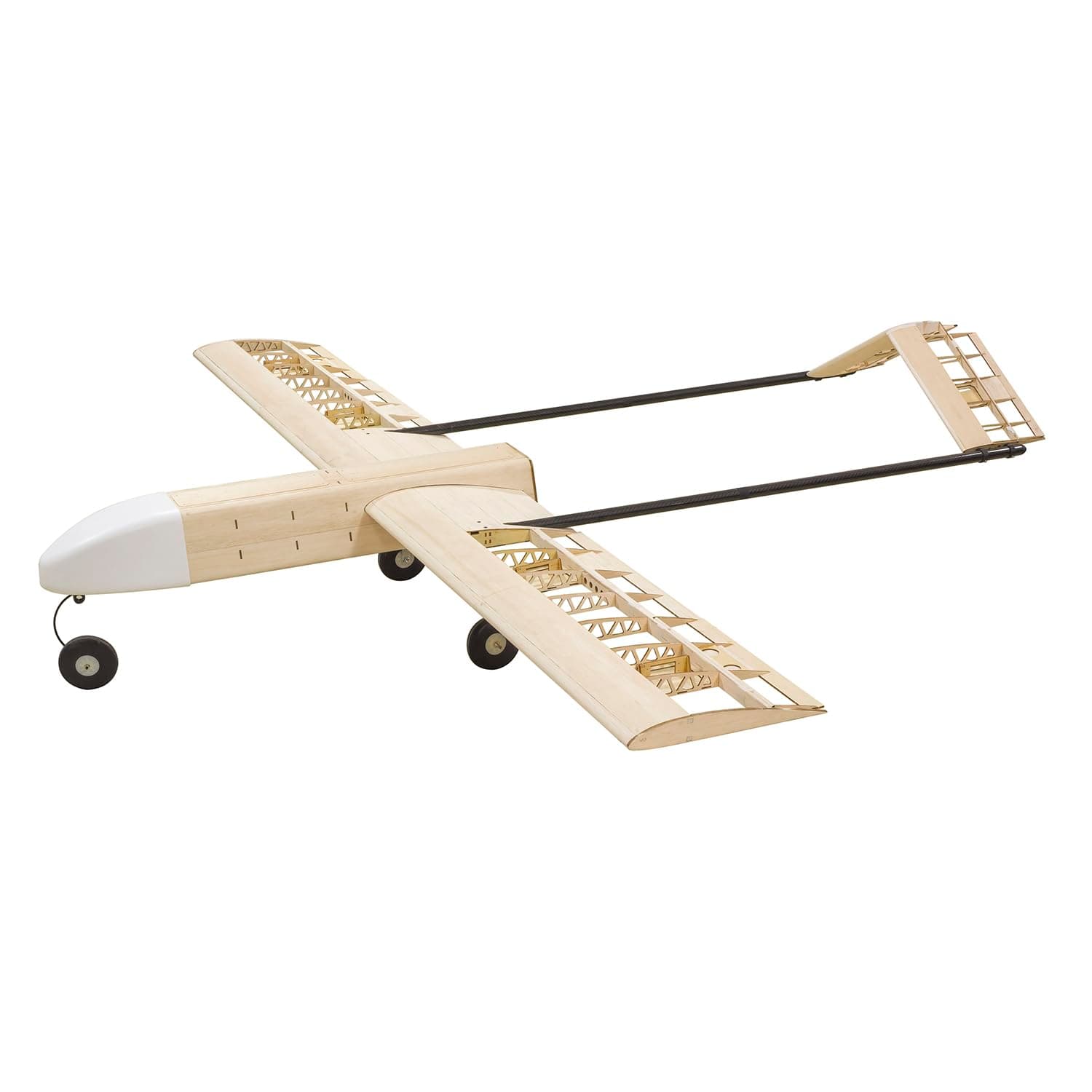Balsa Wood Laser Cut Plane 2.1M RQ-7 Shadow by DW Hobby for Adults (S1201)