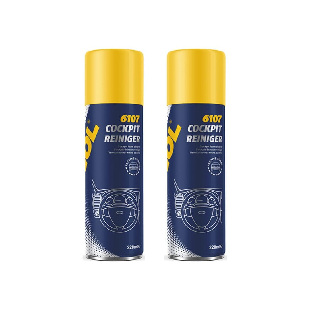 Mannol HTE - Germany 2 Pack 6107 - Dashboard Cleaner New Car Smell - 220 ml