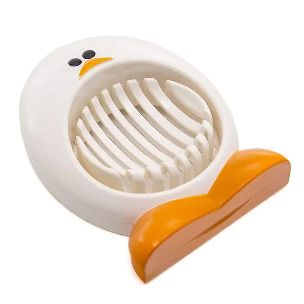 Joie Wedgey Egg Slicer, Easy Egg Preperation for Appetizers and Salads, Great for Soft Fruits and Vegetables, Hand Wash, White