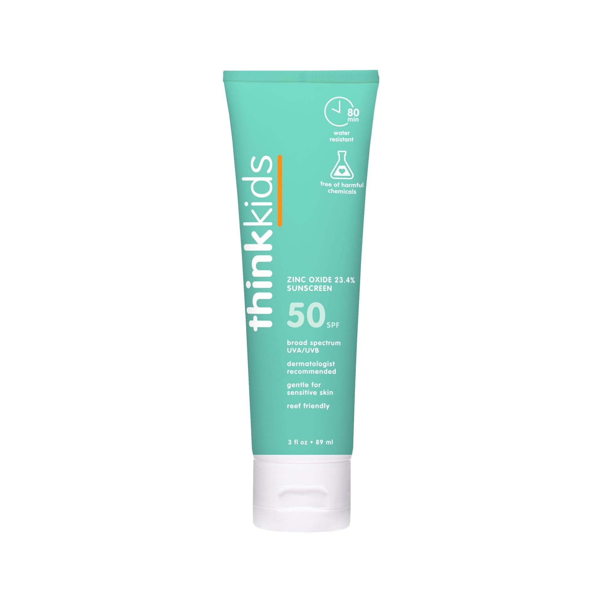 Thinksport Kid's Safe Sunscreen SPF 50+, 3oz