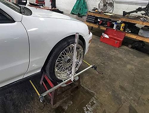 QuickTrick DIY Toe Alignment Kit, Easy DIY Toe Adjustments *Improved Design* (13-18" Wheels Up to 30" Tires, Silver)