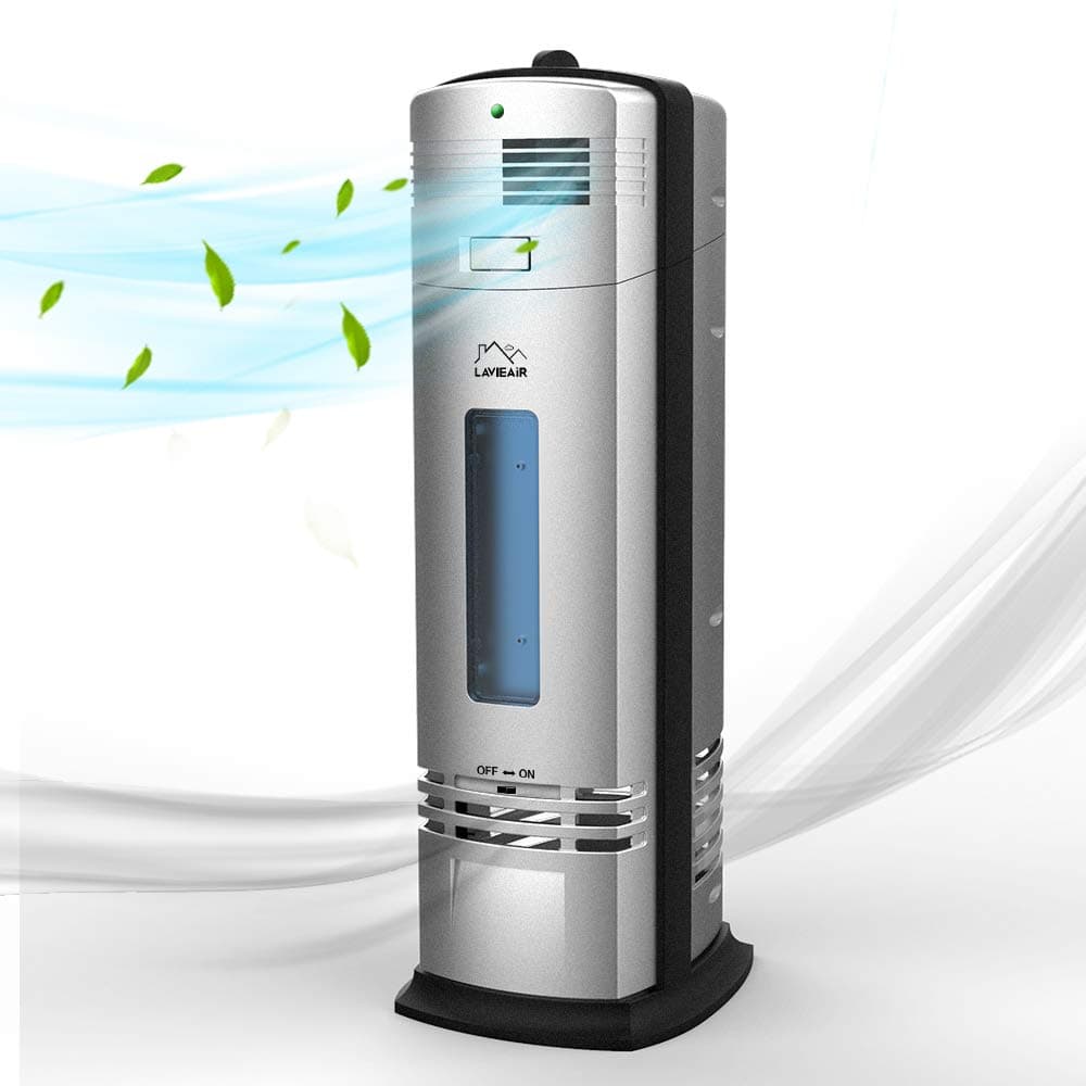 Portable Air Purifier –Electrostatic Precipitator with Washable Dust Collector, Replacement-free Ionizer for Airborne Particles like Smoke, Ideal for Small Room and Compact office