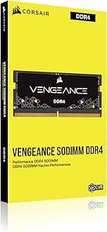 CORSAIR VENGEANCE SODIMM 16GB (1x16) DDR4 2666 (PC4-21300) C18 1.2V