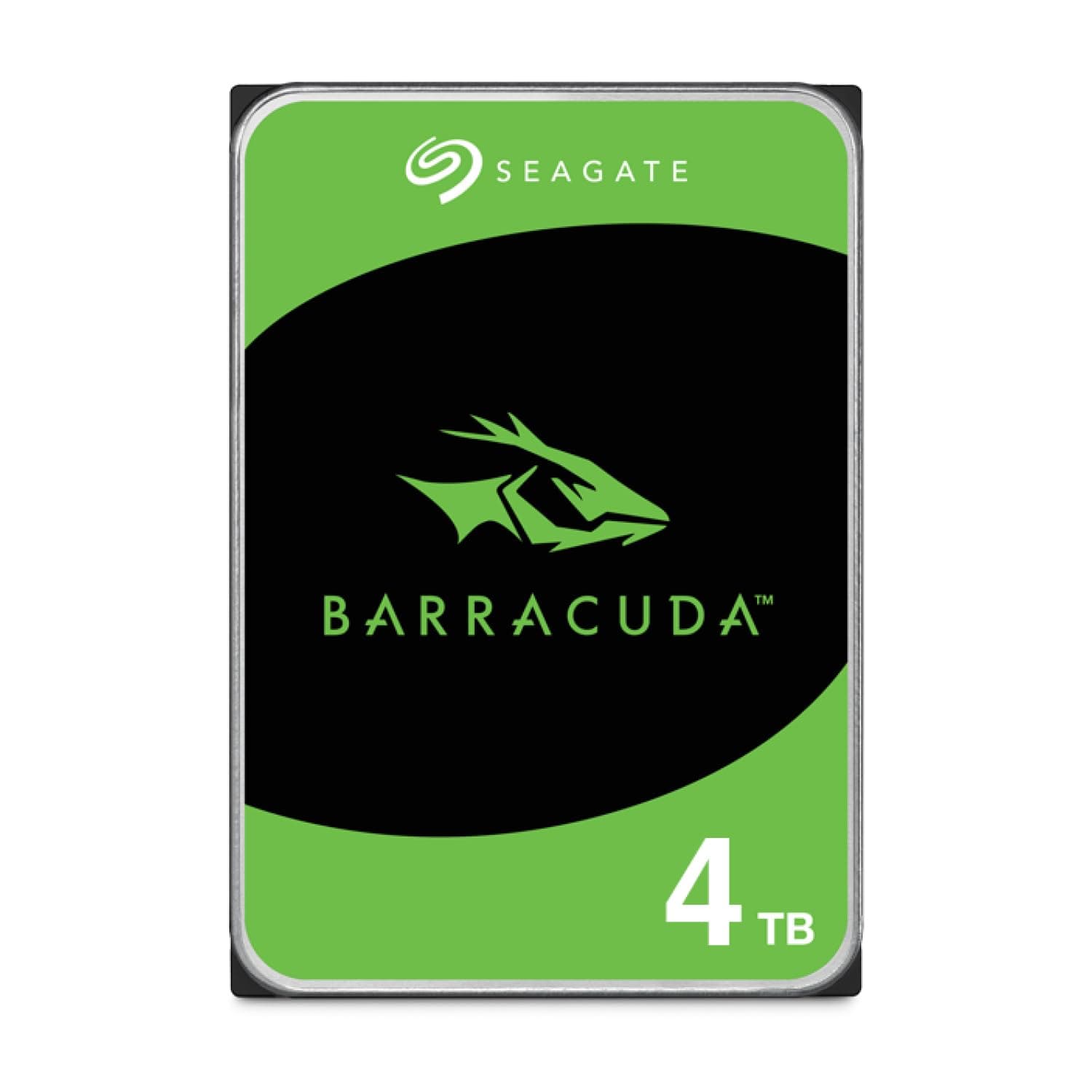 Seagate BarraCuda 4TB, Internal Hard Drive, 3.5 Inch, SATA, 6GB/s, 5.400 RPM, 256MB Cache, for Computer Desktop PC, FFP (ST4000DMZ04)