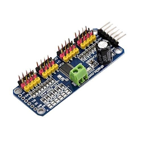 RHDZQ 6 Channel 12-bit PWM Servo Driver I2C Interface PCA9685 Module Controller