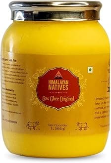 - Original Cow Ghee 1L | 100% Natural & Preservative-Free | 100% Pure Desi Ghee | Strengthens Muscles