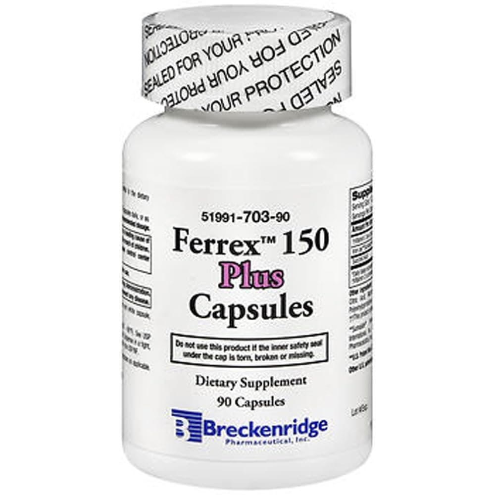 Breckenridge, Ferrex 150 Plus, Capsules - 90 Capsules